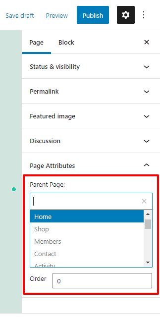 صفات صفحه Page Attributes