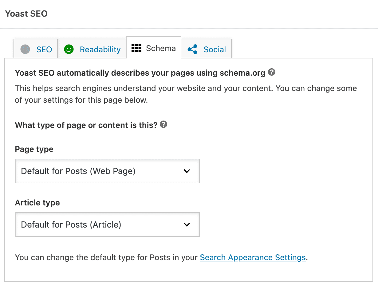 تنظیمات اسکیما مارک اپ ، از طریق افزونه Yoast SEO